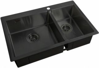 Мойка кухонная Zorg Light  GRAFIT ZL R 780-2-510-L GRAFIT